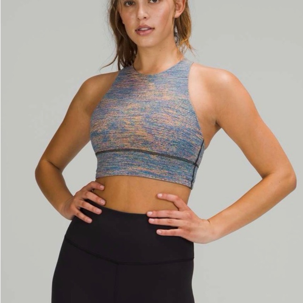 Lululemon Energy Sports Bra, High Neck Long Line